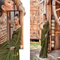 Right Women Calista Wholesale Two Tone Bright Full Swaroski Ethnic Sarees