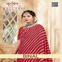 Vallabhi Binal Wholesale Georgette With Swaroski Work Sarees