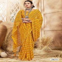 Vallabhi Binal Wholesale Georgette With Swaroski Work Sarees