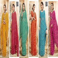 Vallabhi Binal Wholesale Georgette With Swaroski Work Sarees