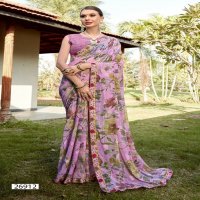 Vallabhi Rudranshi Wholesale Georgette Fabrics Ethnic Sarees