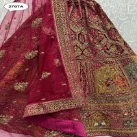 Anjani Art D.no 2707 Wholesale Velvet Designer Lehengas Choli