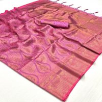 Rajbeer Kalaa Savoy Wholesale Two Tone Handloom Weaving Function Wear Sarees