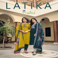 Karissa Latika Wholesale Readymade 3 Piece Salwar Suits