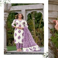 RADHIKA LIFESTYLE COTTON KUDI VOL 14 READYMADE EMBELLISHED DESIGN BIG SIZE SALWAR SUIT