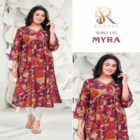 Rambha Myra Wholesale Alia Style Flair Kurtis Combo