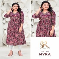 Rambha Myra Wholesale Alia Style Flair Kurtis Combo