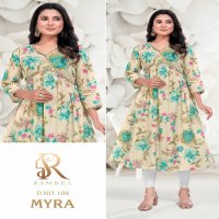 Rambha Myra Wholesale Alia Style Flair Kurtis Combo