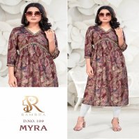Rambha Myra Wholesale Alia Style Flair Kurtis Combo