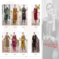 Alok Patiyala Fusion Vol-17 Wholesale Pure Viscose Reyon With Work Dress Material