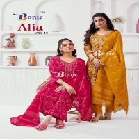 BONIE ALIA VOL 10 FULLSTITCH FANCY ALIA CUT KURTI PANT DUPATTA