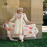 Kailee Tasavvur Wholesale Anarkali Tops With Pant And Dupatta