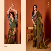 SHUBH SHREE CREATION OLIVA VOL 2 RAINBOW CHIFFON STYLISH WETLESS SAREE