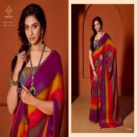 SHUBH SHREE CREATION OLIVA VOL 2 RAINBOW CHIFFON STYLISH WETLESS SAREE