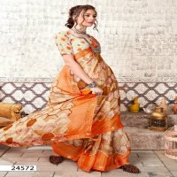 Vallabhi Raghavi Vol-3 Wholesale Brasso Fabrics Ethnic Sarees