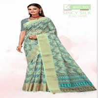 Kesari Nandan Spicy Silk 10781-86 Series Wholesale Heavy Cotton Soft Silk Sarees