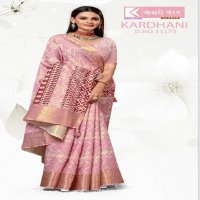 Kesari Nandan Kardhani 11171 To 11176 Series Wholesale Heavy Cotton Soft Silk Sarees