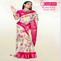 Kesari Nandan Ravani 9021-26 Series Wholesale Heavy Cotton Soft Silk Sarees