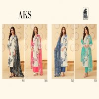 Sahiba AKS Wholesale Wholesale Cotton Lawn With Work Salwar Suits