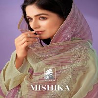 Sahiba Mishika Wholesale Pure Cotton Lawn With Work Salwar Suits