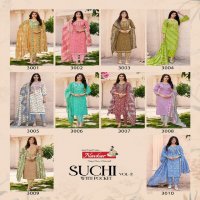 Navkar Suchi Vol-3 Wholesale Cambric Cotton Sikvans Work Salwar Kameez