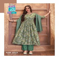 MCM Pure Gold Vol-1 Wholesale Anarkali Kurtis With Pant And Dupatta