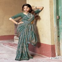 Vallabhi Panchmahal Wholesale Georgette Fabrics Ethnic Sarees