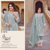 Shree Fabs R-1287 Wholesale Readymade Indian Pakistani Suits