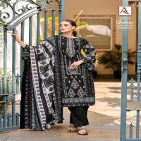 Alok Qudrat Black And White Vol-8 Wholesale Pure Cambric Cotton Dress Material