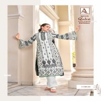 Alok Qudrat Black And White Vol-8 Wholesale Pure Cambric Cotton Dress Material