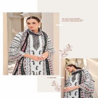 Alok Qudrat Black And White Vol-8 Wholesale Pure Cambric Cotton Dress Material