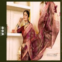 LOREETA VOL 2 BY VALLABHI PRINTS OCCASION WEAR BRASSO SRAEE WITH BLOUSE