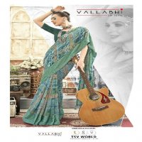 VALLABHI PRINTS DHANAK MOST BEAUTIFUL GEORGETTE SAREE WITH BLOUSE