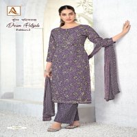 Alok Dream Patiyala Vol-2 Wholesale Pure Cambric Cotton With Embroidery Dress Material