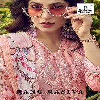 RANG RASIYA BY MAJESTY CAMBRIC COTTON EMBROIDERY WORK PAKISTANI 3PCS DRESS