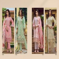 RANG RASIYA BY MAJESTY CAMBRIC COTTON EMBROIDERY WORK PAKISTANI 3PCS DRESS