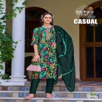 CASUAL VOL 2 BY RADHIKA LIFESTYLE CASUAL WEAR RAYON PRINT READYMADE 3PCS DRESS