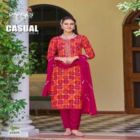 CASUAL VOL 2 BY RADHIKA LIFESTYLE CASUAL WEAR RAYON PRINT READYMADE 3PCS DRESS