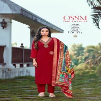 OSSM NOORIE VOL 3 FESTIVE COLLECTION BEAUTIFUL TOP BOTTOM DUPATTA