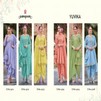 Rangoon Yuvika Wholesale Viscose With Fancy Work Kurtis With Pant And Dupatta