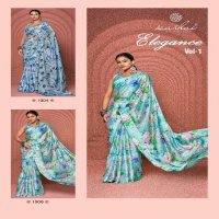 Kashvi Elegance Vol-1 Wholesale Satin Chiffon Ethnic Sarees