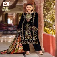 ZAHA BY ALOK VISCOSE RAYON BOLLYWOOD STYLE PAKISTANI 3PCS DRESS MATERIAL