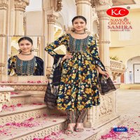 NAVKAR CREATION SAMIRA VOL 1 RAYON PRINT UMBRELLA CUT READYMADE SALWAR SUIT