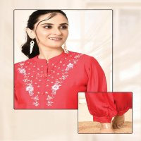 HRU HIYA VOL 4 LATEST DESIGN FANCY VISCOSE HAND EMBROIDERED FULL STITCH CO-ORD SET