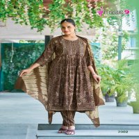 MYSTIC 9 SARA VOL 7 AMAZING READYMADE NAYRA CUT KURTI PANT DUPATTA COLLECTION