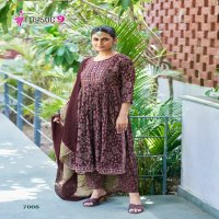 MYSTIC 9 SARA VOL 7 AMAZING READYMADE NAYRA CUT KURTI PANT DUPATTA COLLECTION