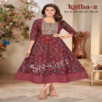 Sangeet Katha Vol-2 Wholesale Heavy Reyon With Sequence Work Kurtis