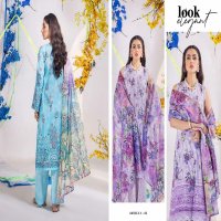 Gulljee Bluebell Three Piece Unstitched Pakistani Suits Collection