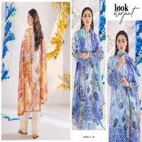 Gulljee Bluebell Three Piece Unstitched Pakistani Suits Collection