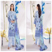 Gulljee Bluebell Three Piece Unstitched Pakistani Suits Collection